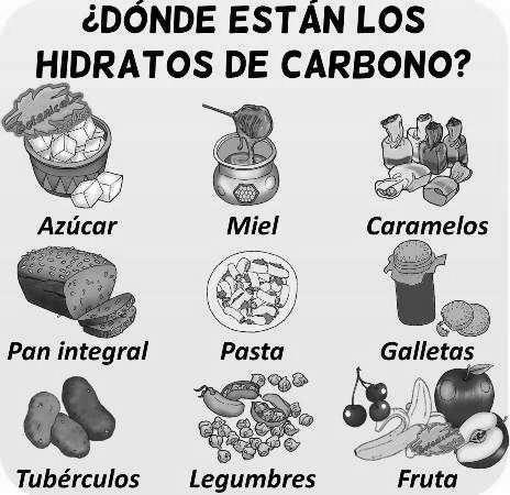 Ejemplos de los hidratos de carbono image 2