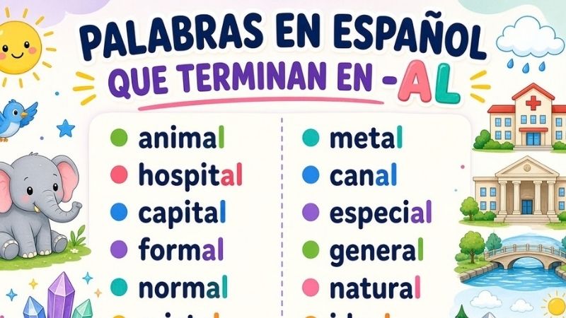 palabras que terminen en al